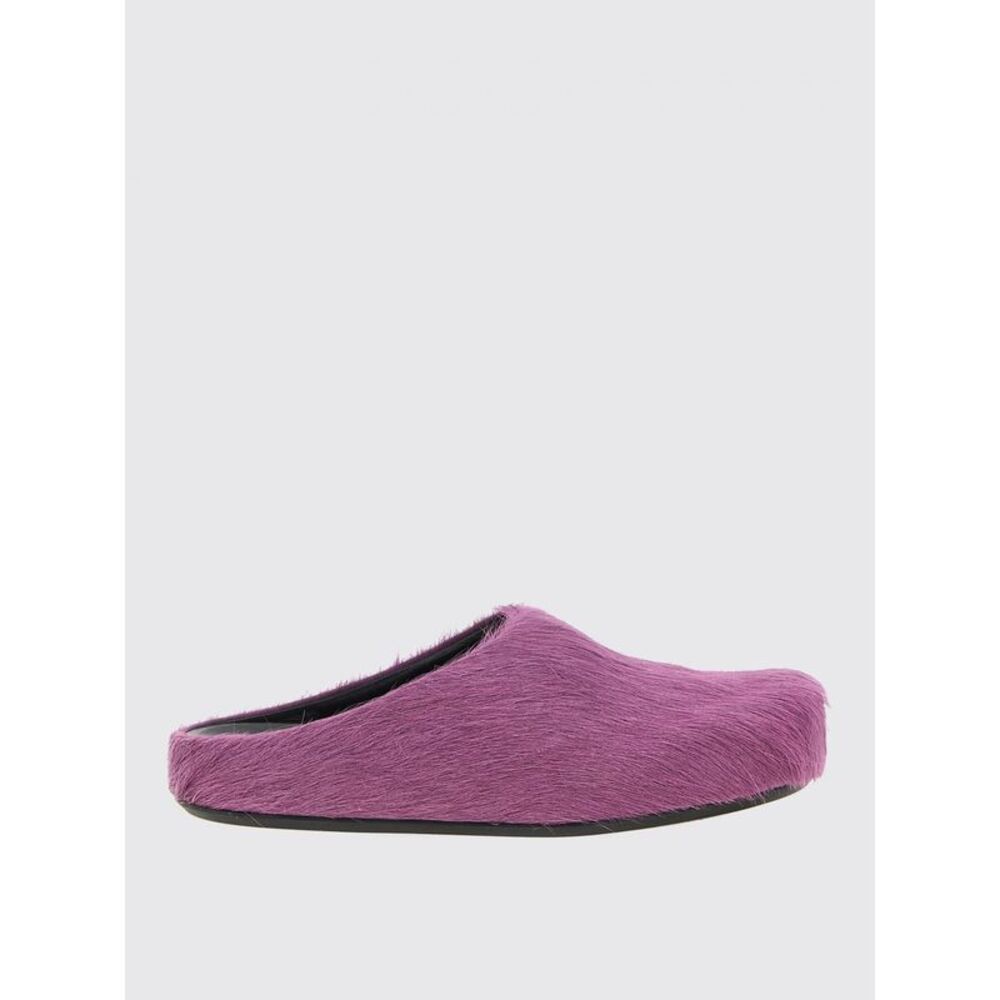 Marni Men Marni Fur Sabot Mules